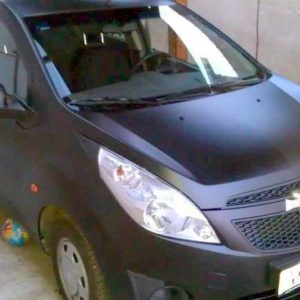 car-wrapping chevrolet black matte